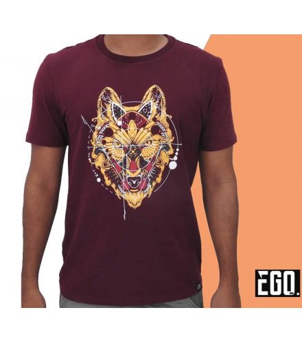 EGO005 - Wolf Print Tshirt